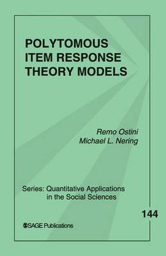 Cover image for Polytomous Item Response Theory Models