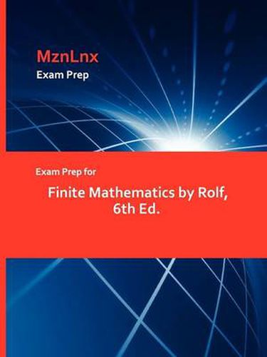 Cover image for Exam Prep for Finite Mathematics by Rolf, 6th Ed.