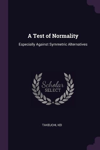 Cover image for A Test of Normality
