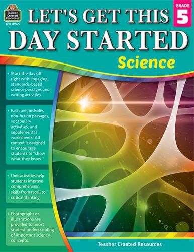 Cover image for Let's Get This Day Started: Science (Gr. 5)