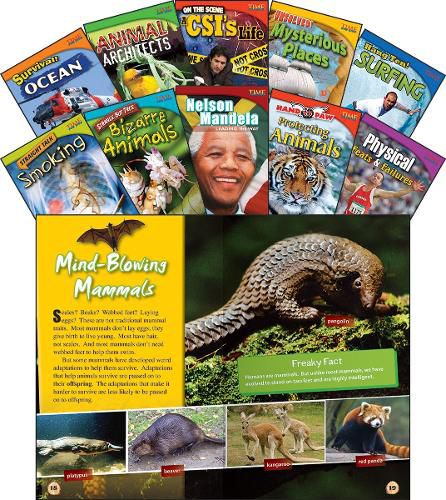 Cover image for Time for Kids Informational Text Grade 4 Readers Set 2 10-Book Set (Time for Kids Nonfiction Readers)