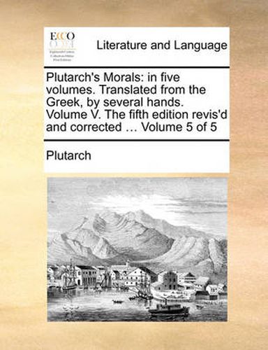 Cover image for Plutarch's Morals