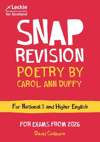 Cover image for National 5/Higher English Revision: Poetry by Carol Ann Duffy