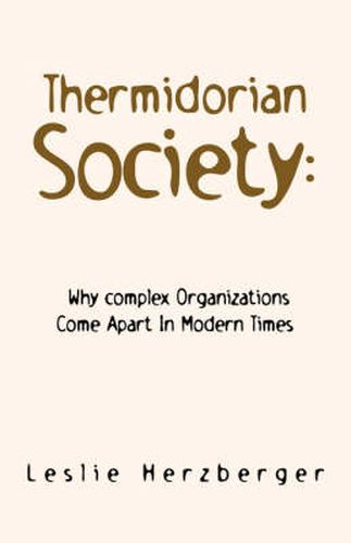 Cover image for Thermidorian Society