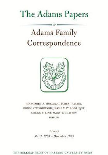 Cover image for Adams Family Correspondence