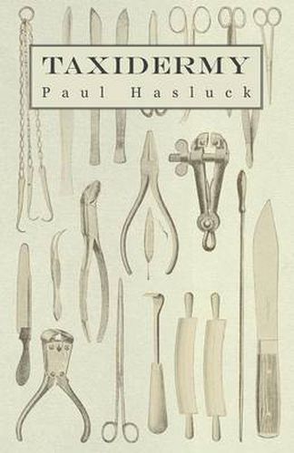 Cover image for Taxidermy - Comprising The Skinning, Stuffing And Mounting Of Birds, Mammals And Fish
