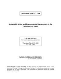 Cover image for Sustainable Water and Environmental Management in the California Bay-Delta