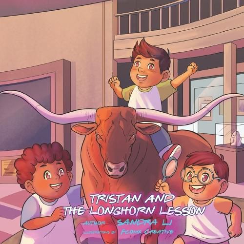 Cover image for Tristan and the Longhorn Lesson
