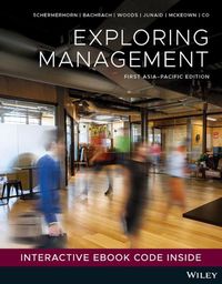 Cover image for Exploring Management, 1st Asia-Pacific Edition