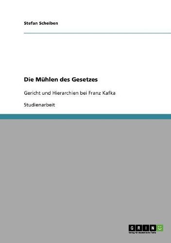 Cover image for Die Muhlen Des Gesetzes