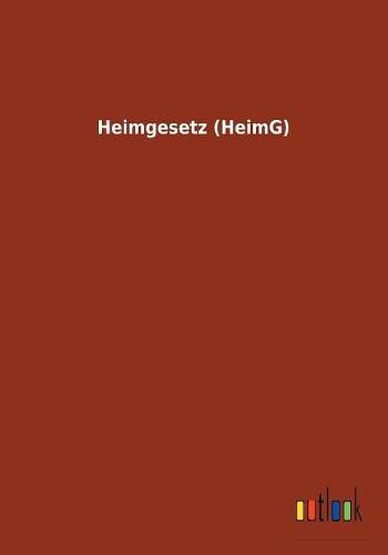 Cover image for Heimgesetz (HeimG)