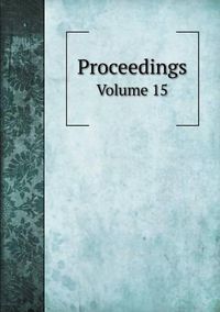 Cover image for Proceedings Volume 15