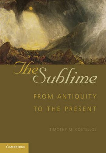 Cover image for The Sublime: From Antiquity to the Present