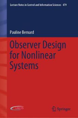 Cover image for Observer Design for Nonlinear Systems