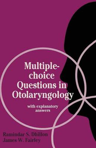 Cover image for Multiple-choice Questions in Otolaryngology: with explanatory answers