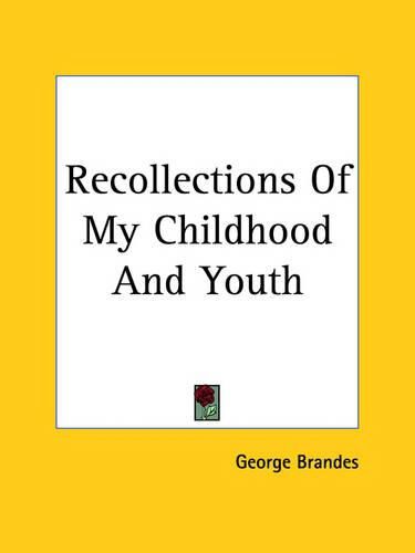 Cover image for Recollections Of My Childhood And Youth