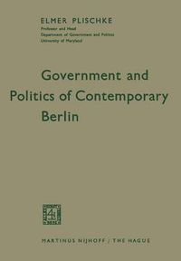 Cover image for Government and Politics of Contemporary Berlin