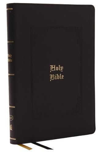 Cover image for KJV Bible, Giant Print Thinline Bible, Vintage Series, Leathersoft, Black, Red Letter, Thumb Indexed, Comfort Print: King James Version