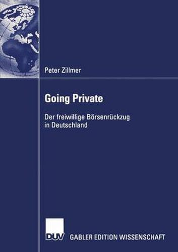 Cover image for Going Private