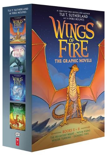 Cover image for Wings of Fire #5-#8: A Graphic Novel Box Set (Wings of Fire Graphic Novels #5-#8)