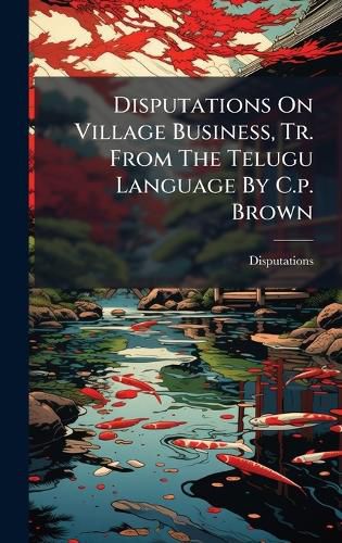 Cover image for Disputations On Village Business, Tr. From The Telugu Language By C.p. Brown