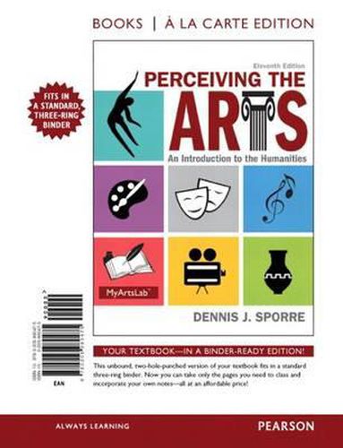 Cover image for Perceiving the Arts: An Introduction to the Humanities