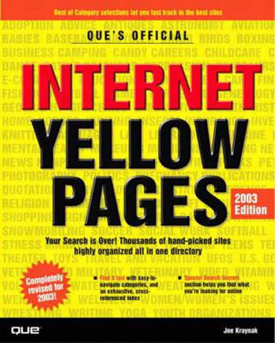 Cover image for Que's Official Internet Yellow Pages, 2003 Edition