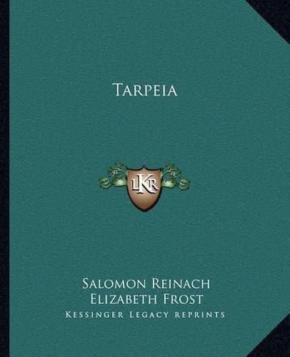 Cover image for Tarpeia