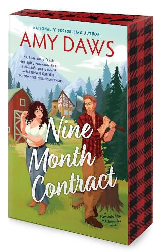 Cover image for Nine Month Contract: A spicy grumpy/sunshine, small-town rom-com perfect for fans of Meghan Quinn and Tessa Bailey