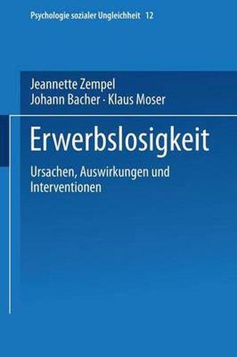 Cover image for Erwerbslosigkeit: Ursachen, Auswirkungen Und Interventionen