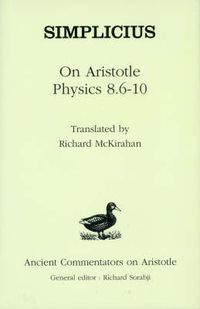 Cover image for On Aristotle  Physics 8.6-10
