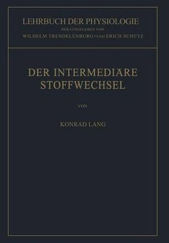 Der Intermediare Stoffwechsel