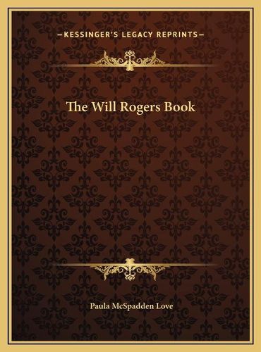 Cover image for The Will Rogers Book