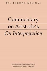 Cover image for Commentary on Aristotle's On Interpretation