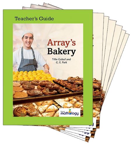 Cover image for Mathology Little Books - Number: Arrays Bakery (6 Pack with Teacher's Guide)