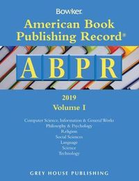 Cover image for American Book Publishing Record Annual - 2 Vol Set, 2019