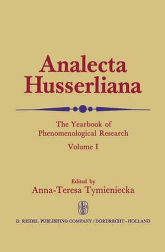 Cover image for Analecta Husserliana