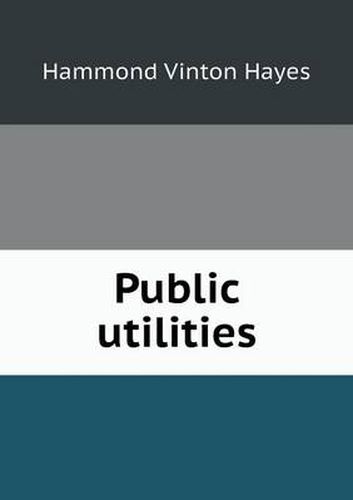 Cover image for Public utilities