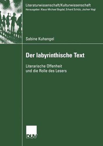 Cover image for Der Iabyrinthische Text