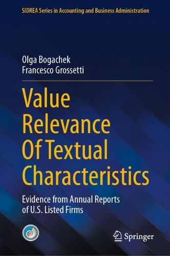 Cover image for Value Relevance Of Textual Characteristics
