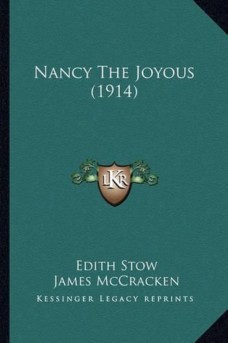 Cover image for Nancy the Joyous (1914)