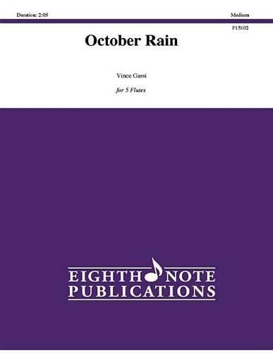 Cover image for October Rain: Score & Parts