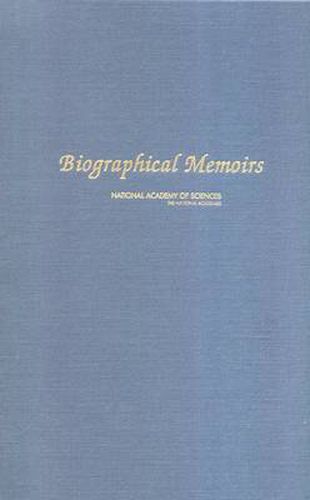 Cover image for Biographical Memoirs: Volume 84