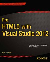 Cover image for Pro HTML5 with Visual Studio 2012