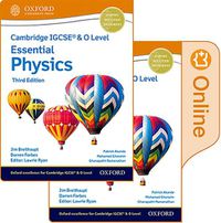 Cover image for Cambridge IGCSE (R) & O Level Essential Physics: Print and Enhanced Online Student Book Pack Third Edition