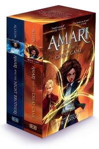 Cover image for Amari 2-Book Hardcover Box Set: Amari and the Night Brothers, Amari and the Great Game