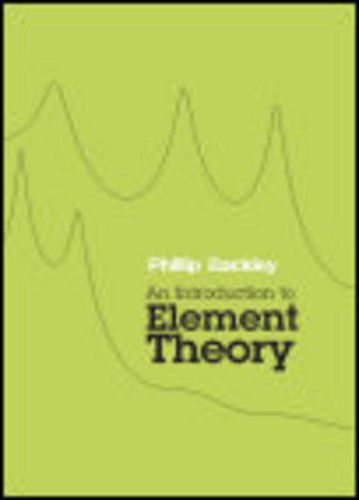 Cover image for An Introduction to Element Theory