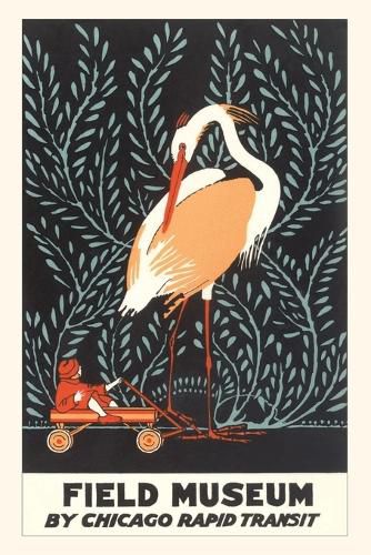 Cover image for Vintage Journal Poster for Field Museum with Giant Heron