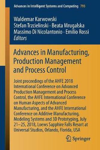 Cover image for Advances in Manufacturing, Production Management and Process Control