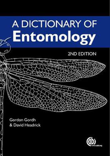 Cover image for Dictionary of Entomology